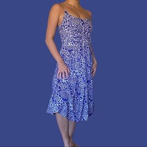 Tory Burch blue Malta dress